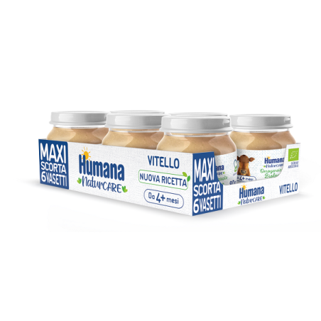 HUMANA OMOG VITELLO BIO 6X80G           