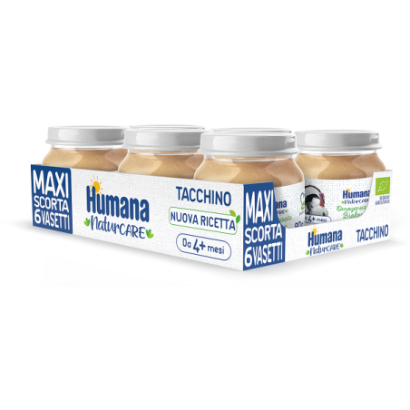 HUMANA OMOG TACCHINO BIO 6X80G          