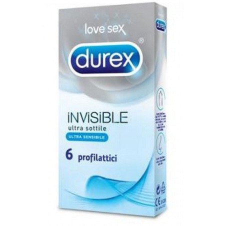 DUREX INVISIBLE 6 PEZZI                 