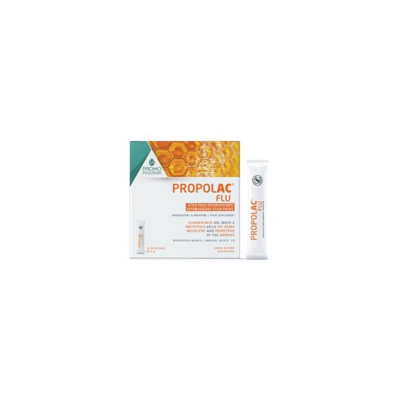 PROPOL AC FLU EFFERV 10 Bustine             