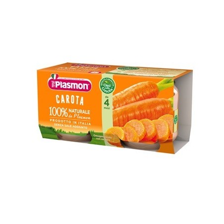 PLASMON OMOG CAROTA 2X80G               