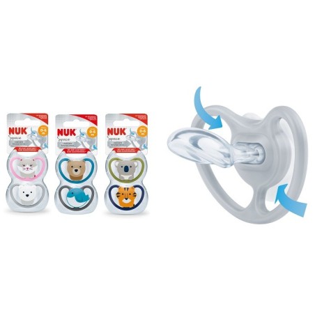 NUK SUCCHIETTO SPACE SIL 0-6M           