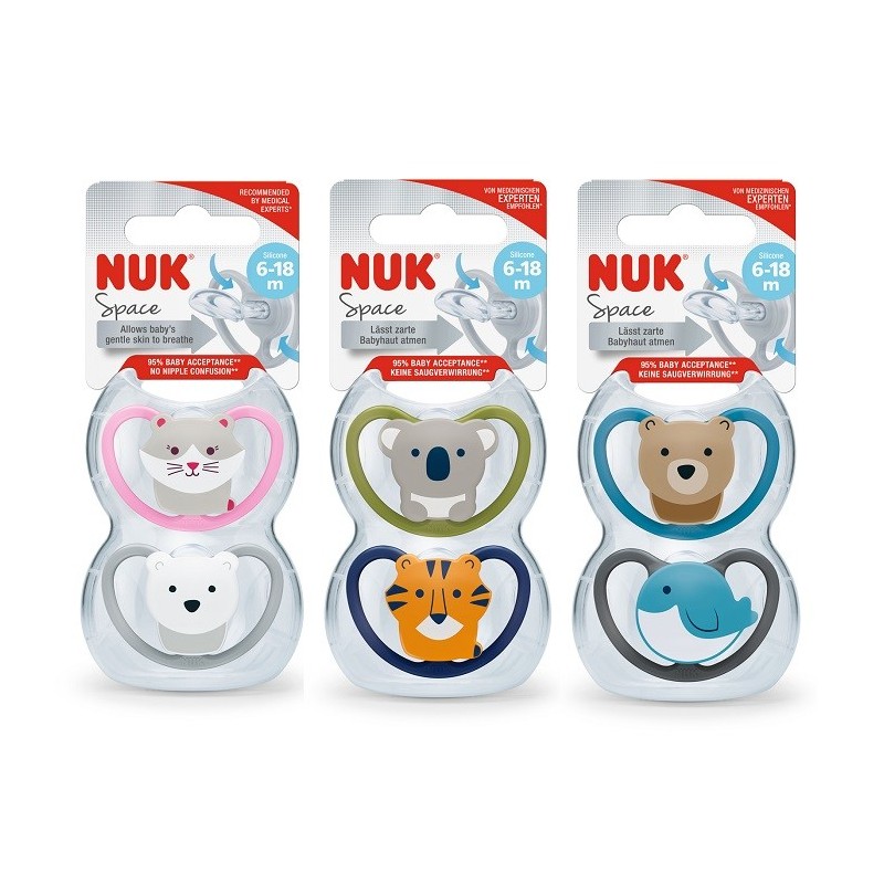 NUK SUCCHIETTO SPACE SIL 6-18M          