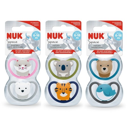 NUK SUCCHIETTO SPACE SIL 6-18M          