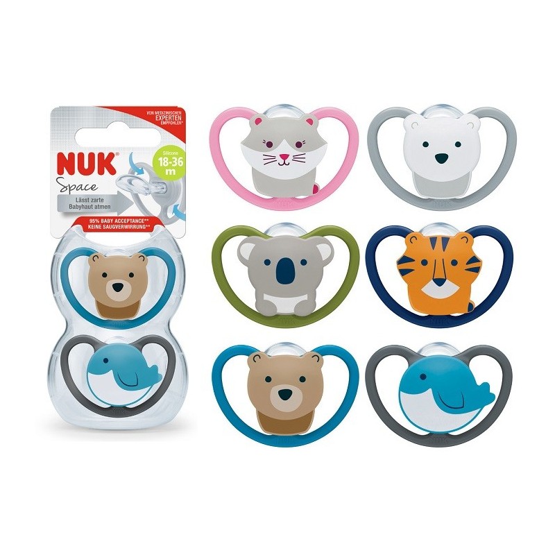 NUK SUCCHIETTO SPACE SIL18-36M          