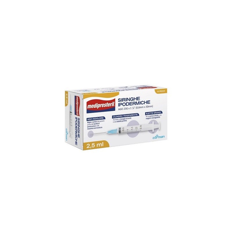  Siringhe MEDIPRESTERIL IPOD G23 2,5          