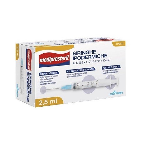  Siringhe MEDIPRESTERIL IPOD G23 2,5          