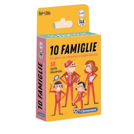 16172 CARTE 10 FAMIGLIE                 