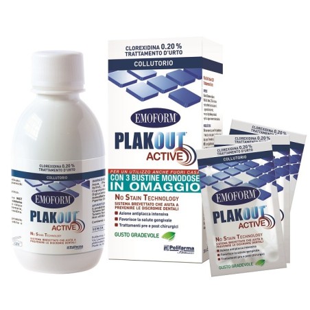 EMOFORM PLAKOUT ACT0,20%+3 Bustine          
