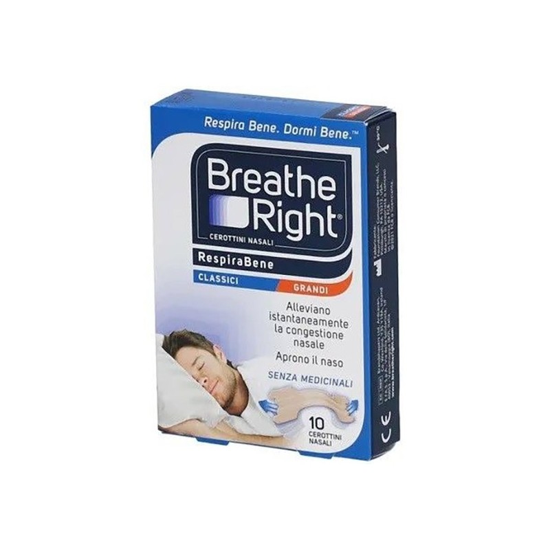 BREATHE RIGHT CLASSICI  Granuli 10 Pezzi          