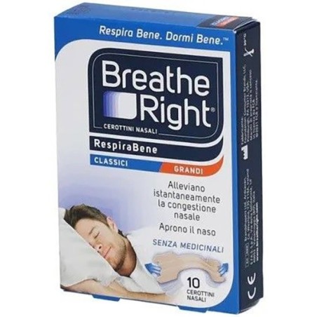 BREATHE RIGHT CLASSICI  Granuli 10 Pezzi          