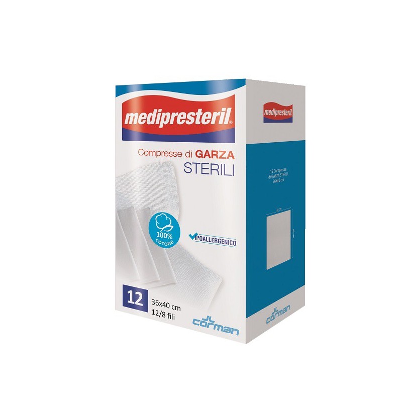 GARZA MEDIPRESTERIL 12/8 36X40          
