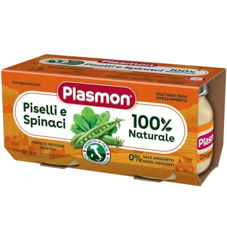 PLASMON OMOG PISELLI SPINAC2 Pezzi          