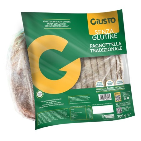 GIUSTO S/G PAGNOTTELLA 300G             