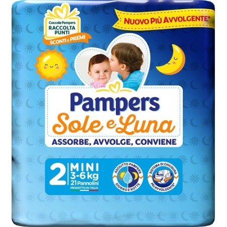 PAMPERS SL MINI 21 Pezzi                    