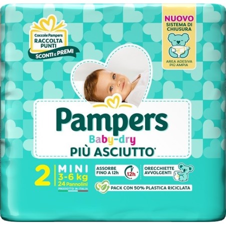 PAMPERS BD DOWNCOUNT MINI 24 Pezzi          