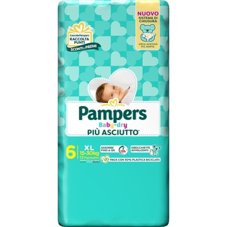 PAMPERS BD DOWNCOUNT XL 13 Pezzi            
