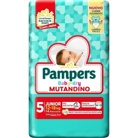 PAMPERS BD MUT JUNIOR SP 14 Pezzi           