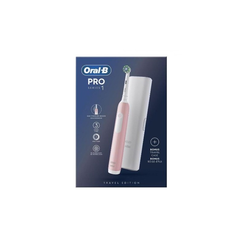 ORALB PRO 1 ROSA SPAZZ ELET+TC          